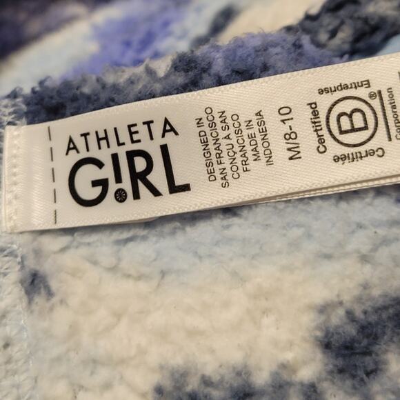 Athleta Girl So Toasty Tugga Sherpa Jacket Girl's M 8/10 Winter Outdoors Snow - Picture 7 of 9